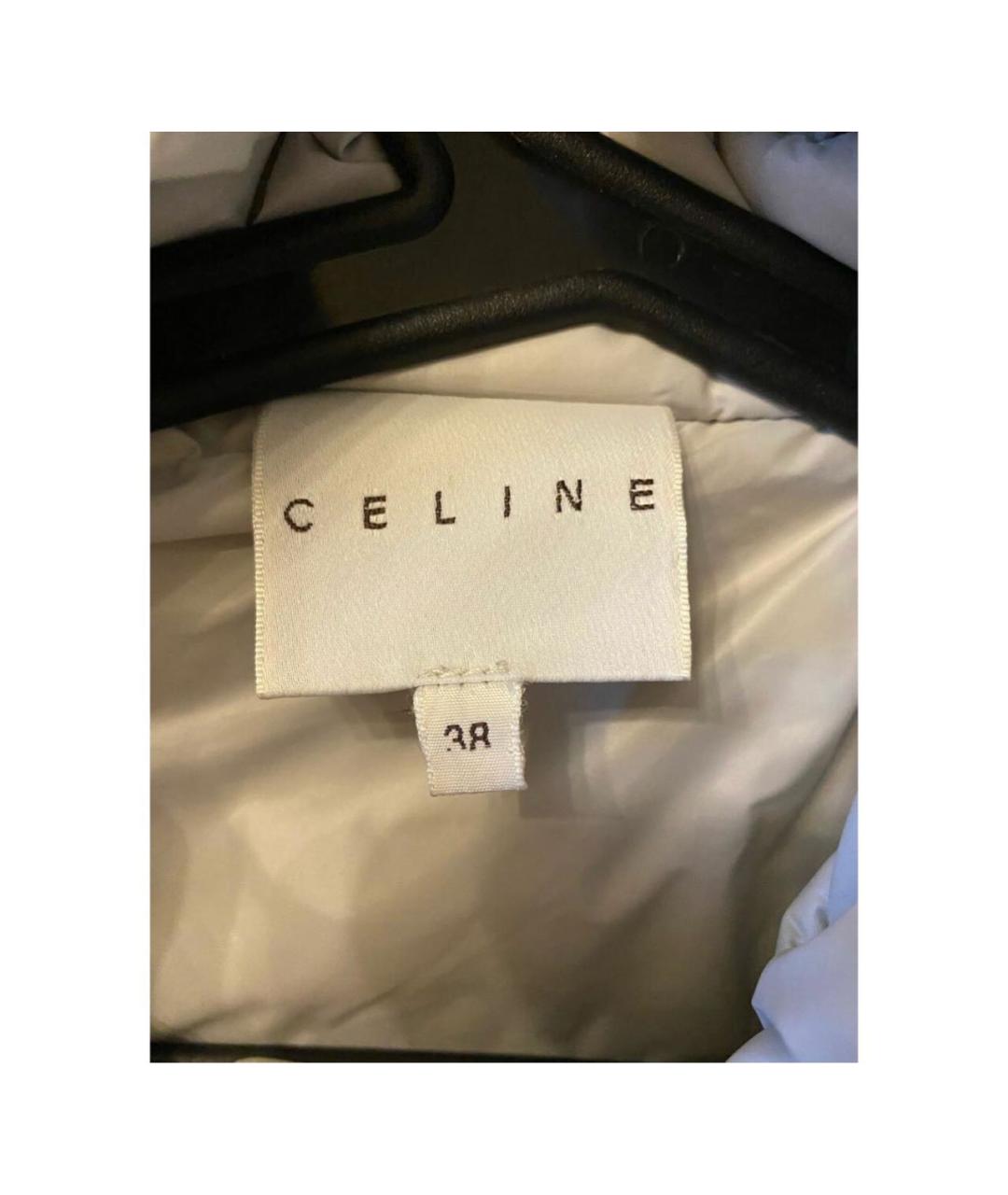 CELINE PRE-OWNED Серый пуховик, фото 3