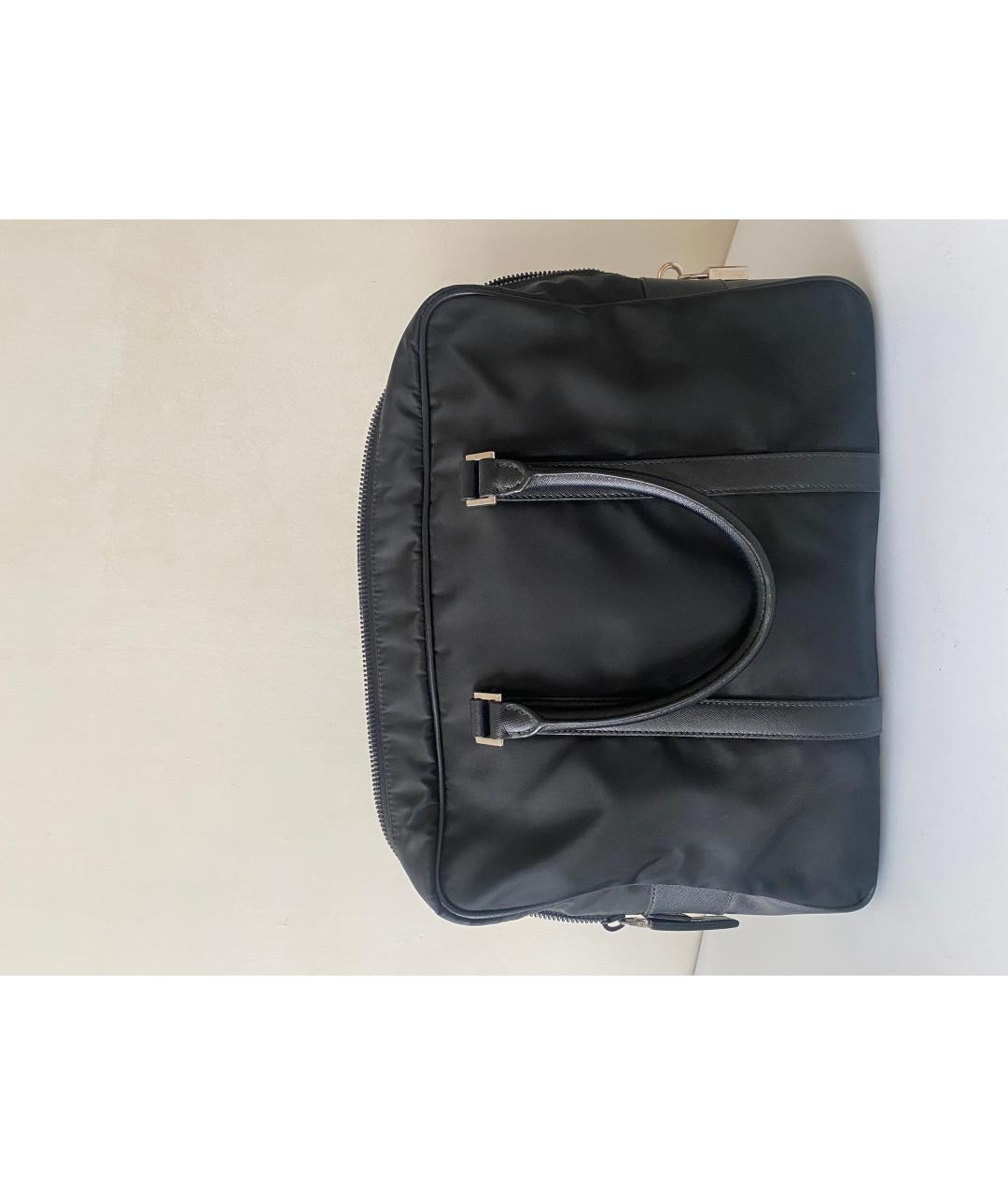 PRADA Черный портфель, фото 3