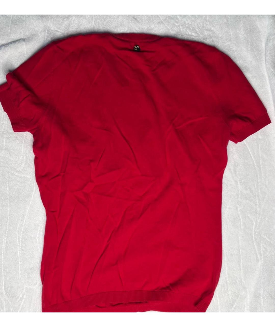 VERSACE COLLECTION Красная футболка, фото 5