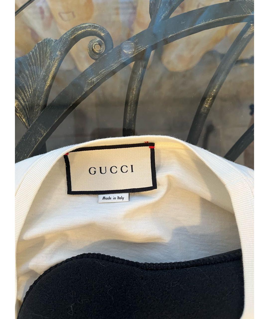 GUCCI Хлопковая футболка, фото 3