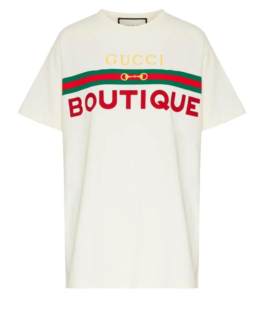GUCCI Хлопковая футболка, фото 1