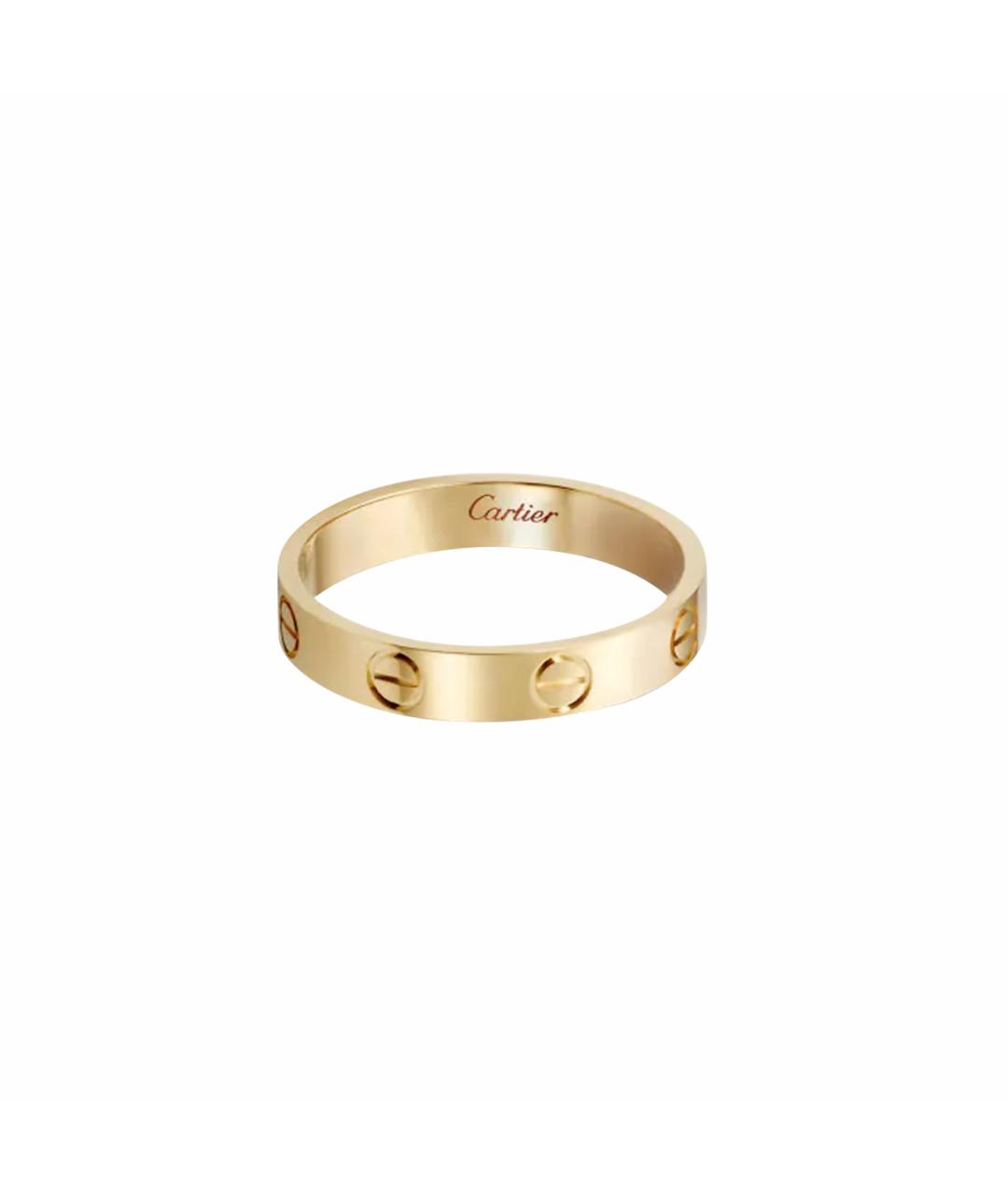 CARTIER Желтое кольцо из желтого золота, фото 1