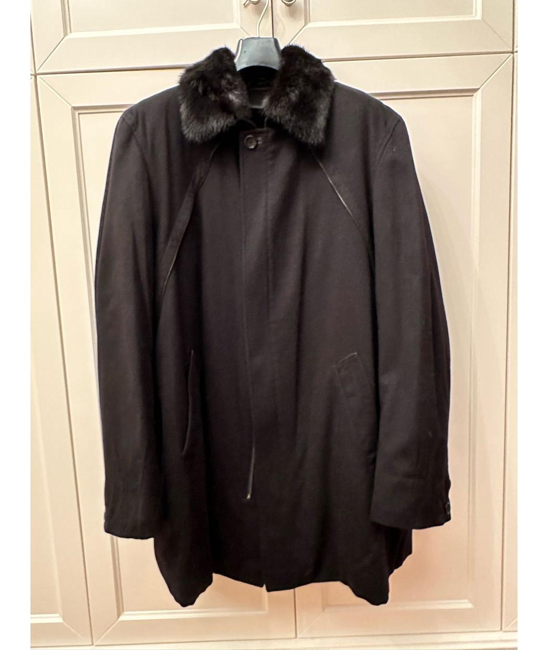 BRIONI Черное кашемировое пальто, фото 9