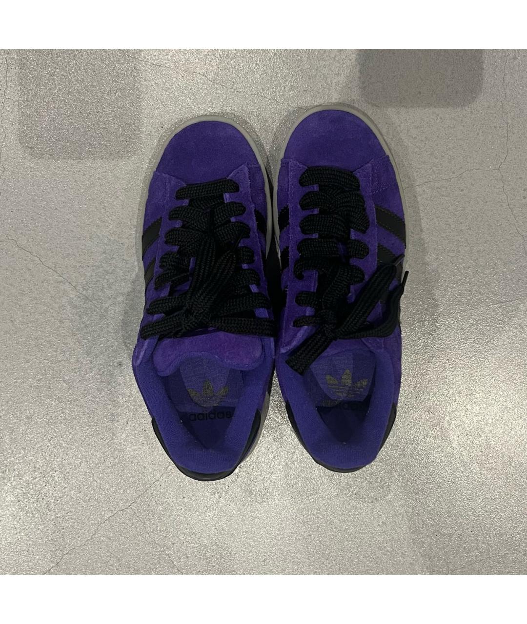 ADIDAS Фиолетовые замшевые кеды, фото 3
