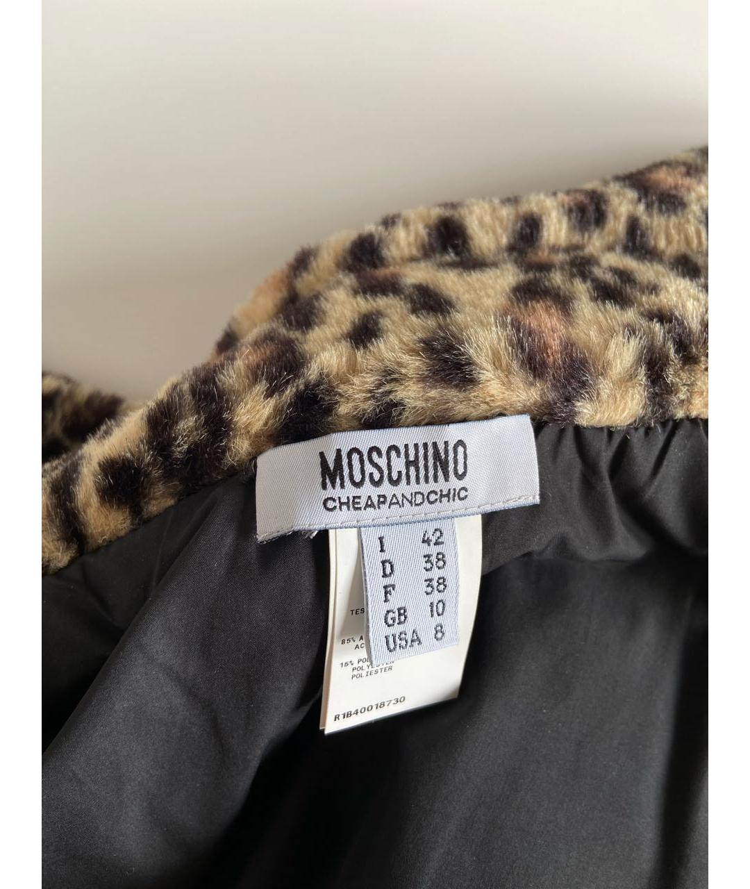 MOSCHINO Хаки шуба, фото 5