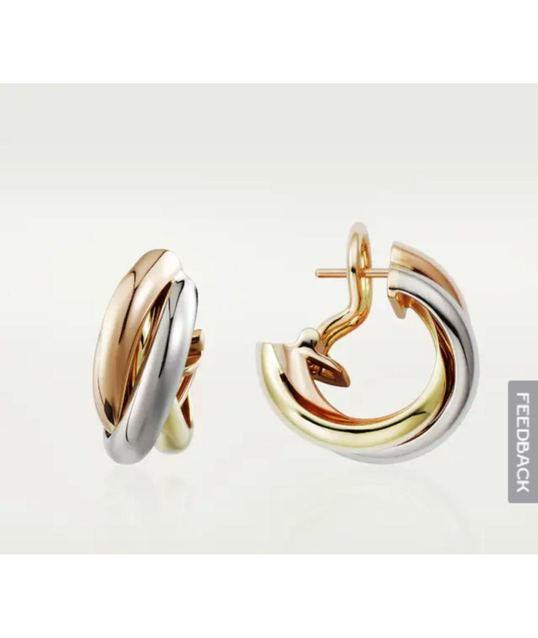 CARTIER Мульти серьги из розового золота, фото 3