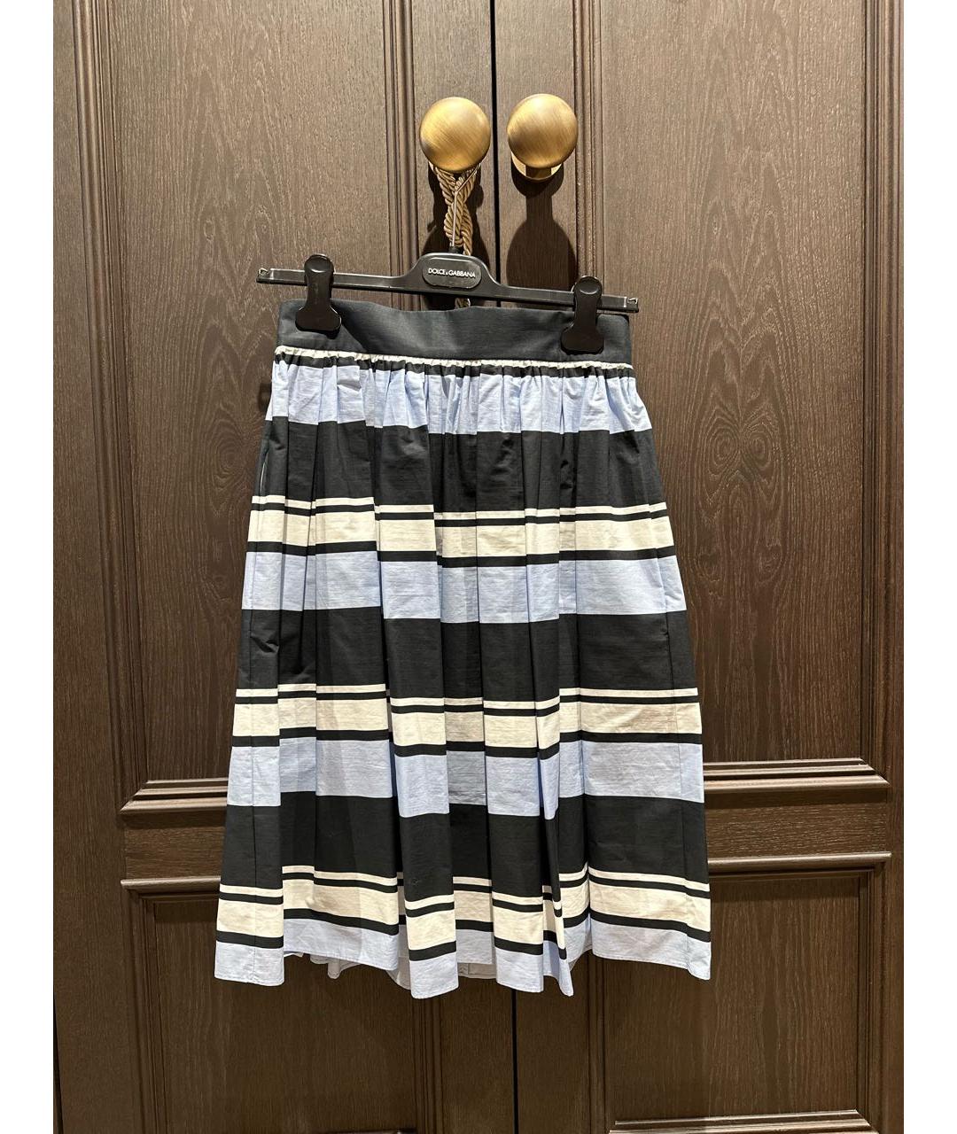 DOLCE&GABBANA Мульти хлопковый костюм с юбками, фото 7