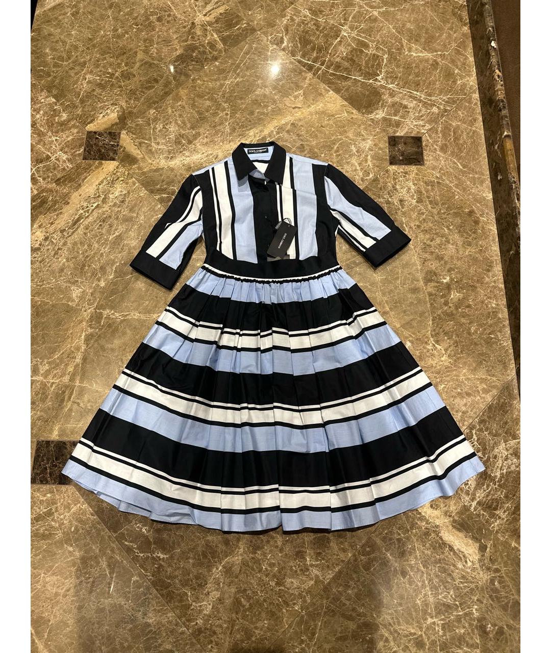 DOLCE&GABBANA Мульти хлопковый костюм с юбками, фото 5