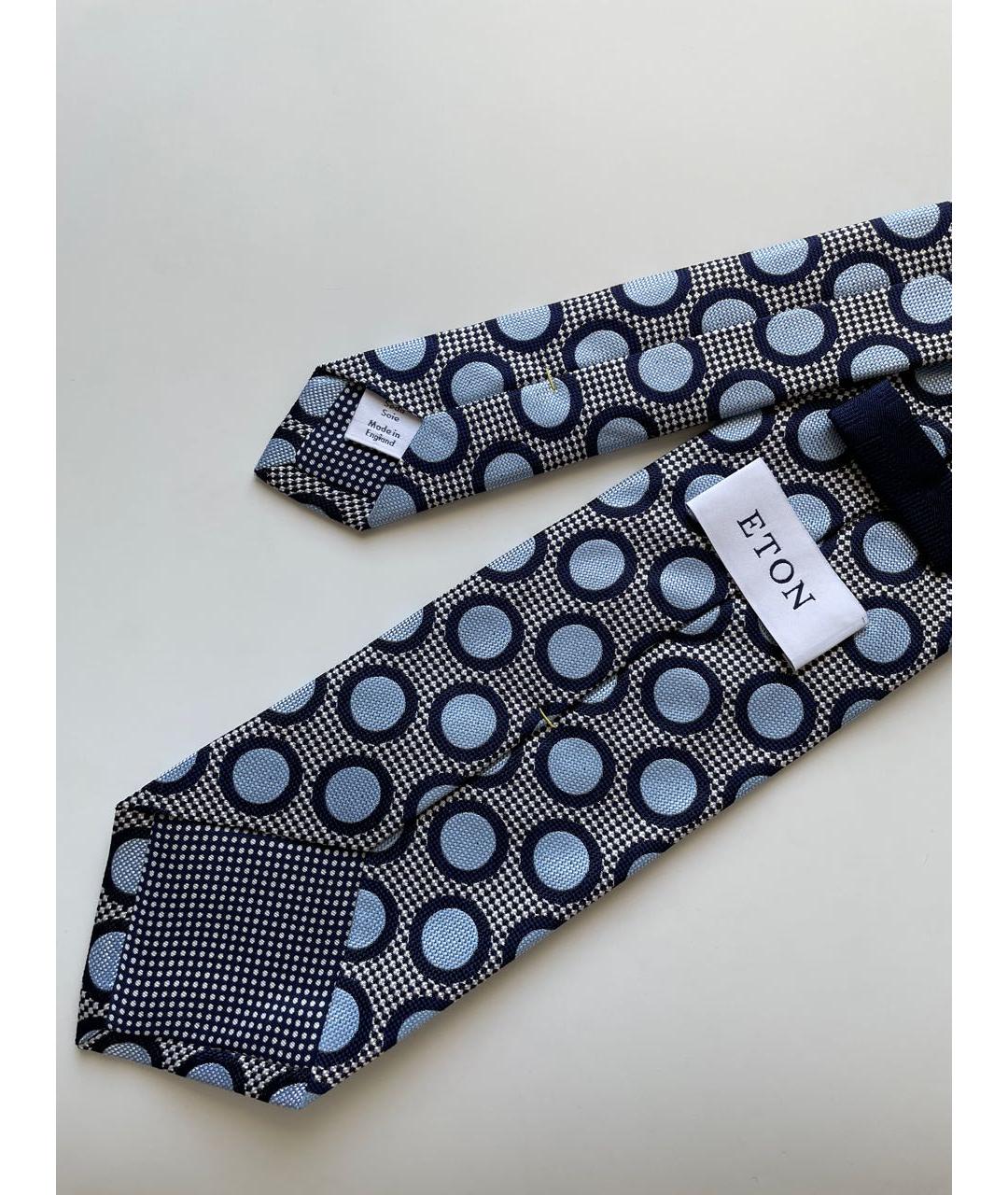 ETON Голубой шелковый галстук, фото 3