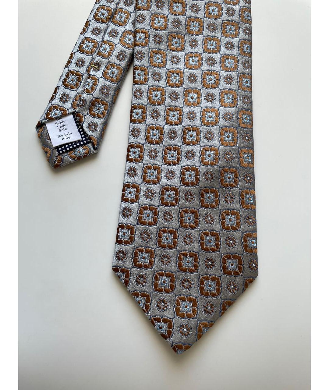 ETON Бежевый шелковый галстук, фото 2