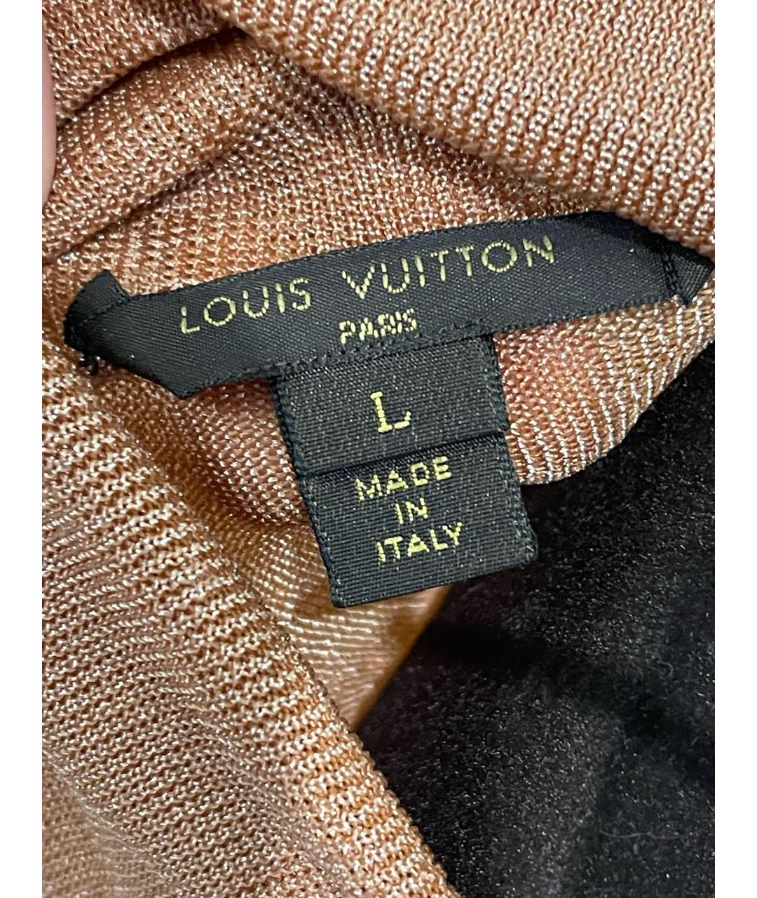LOUIS VUITTON PRE-OWNED Коралловая водолазка, фото 4