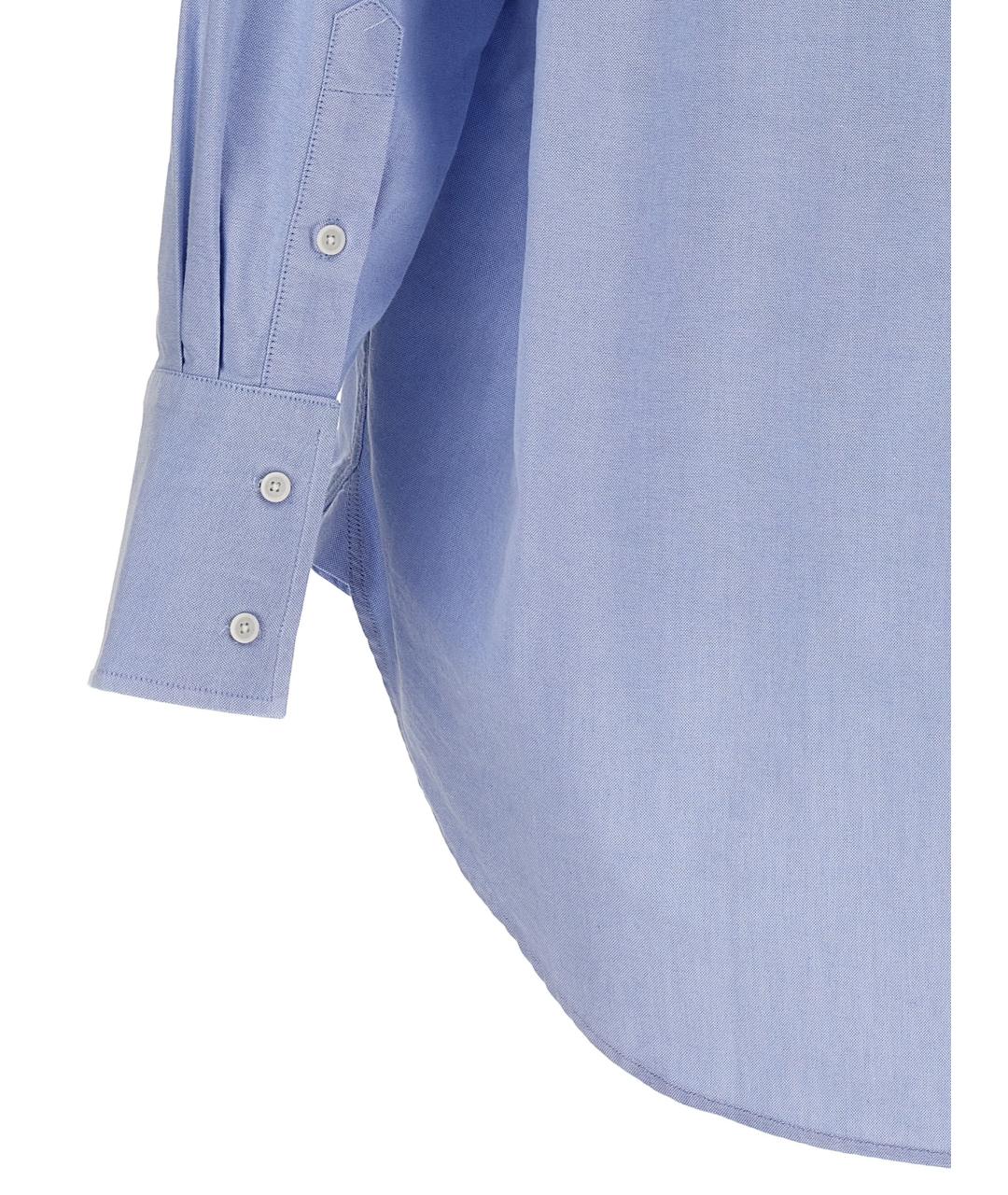 J.W.ANDERSON Голубая хлопковая кэжуал рубашка, фото 4