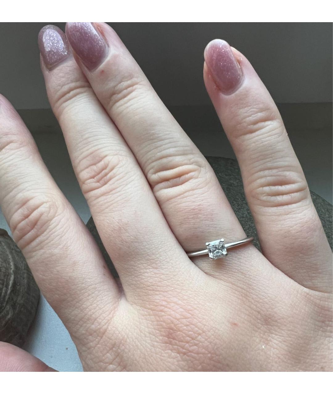 TIFFANY&CO Серебряное платиновое кольцо, фото 5