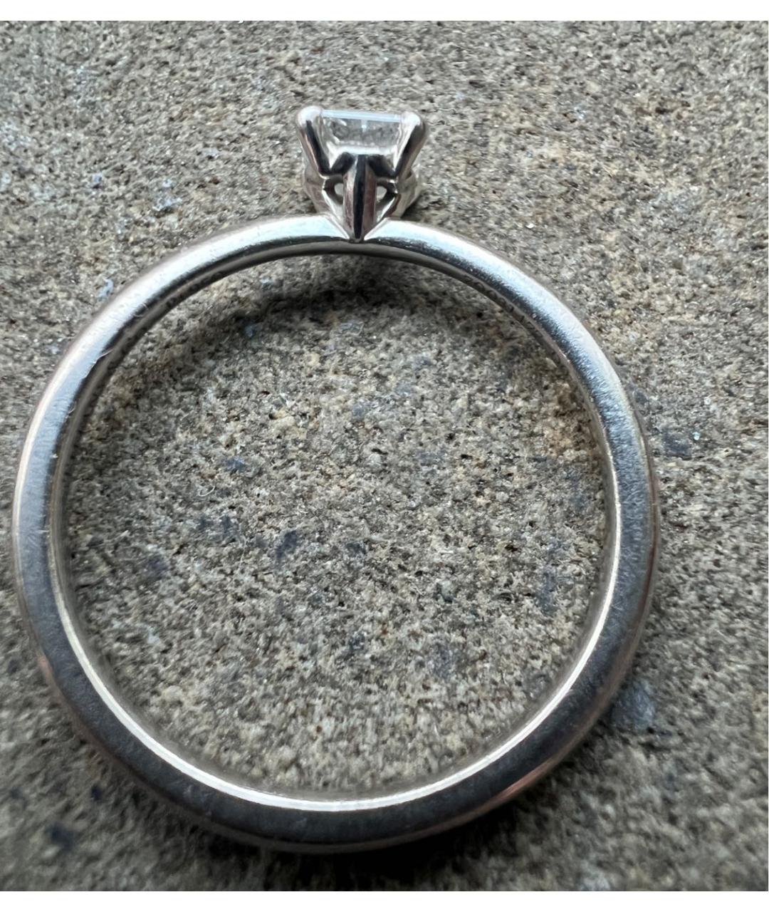 TIFFANY&CO Серебряное платиновое кольцо, фото 3