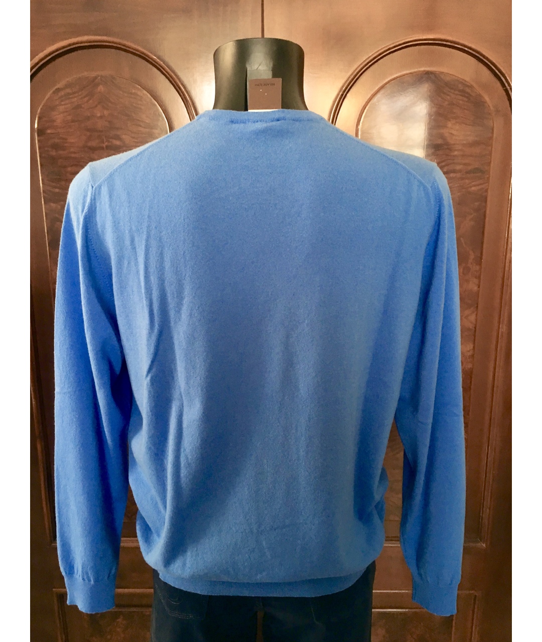 BILANCIONI Синий кашемировый джемпер / свитер, фото 2