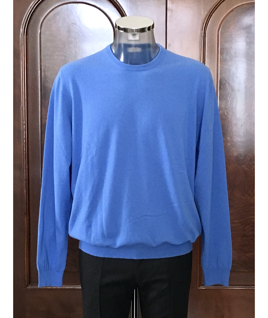 BILANCIONI Синий кашемировый джемпер / свитер, фото 7