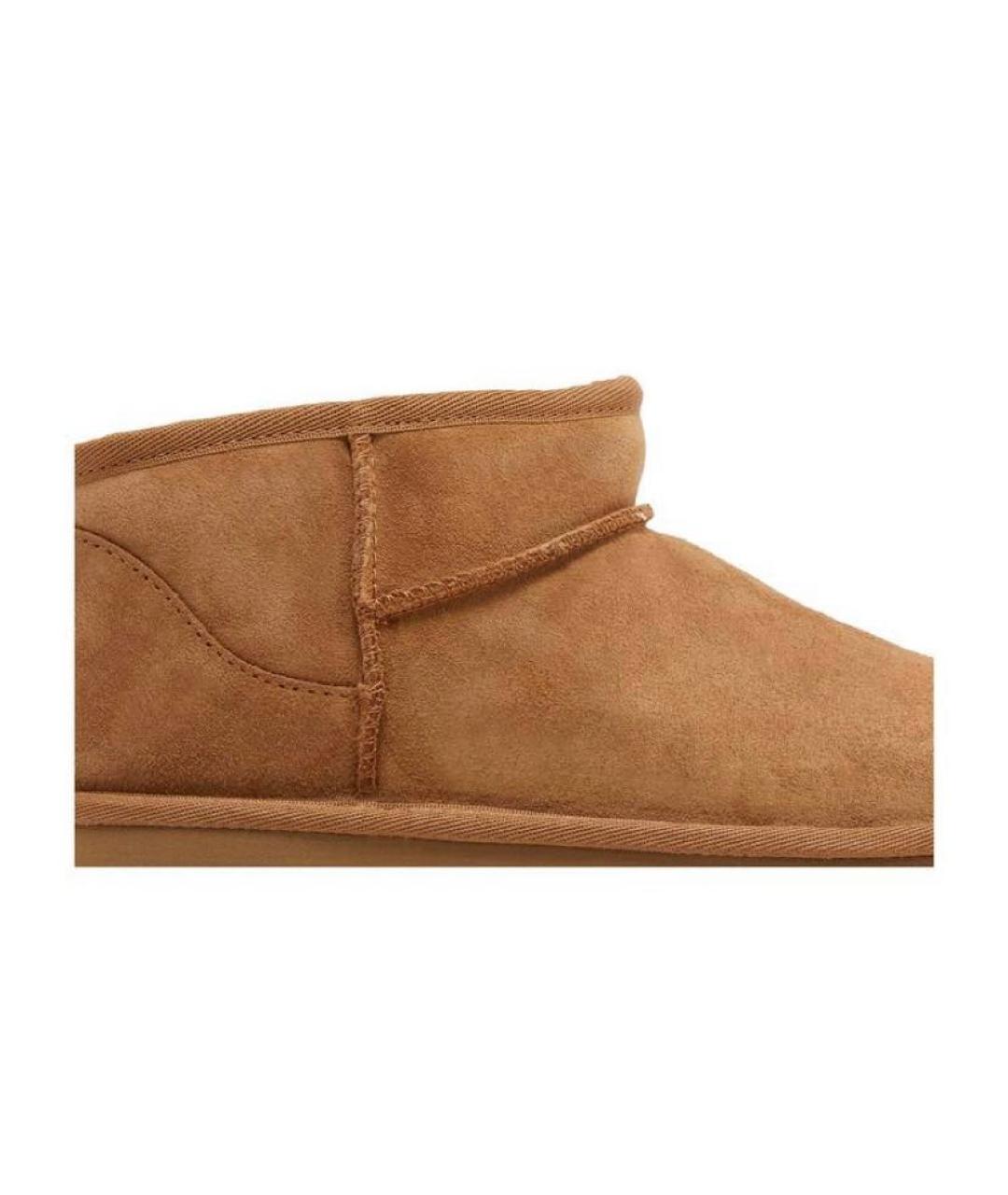 UGG AUSTRALIA Коричневые замшевые ботинки, фото 2