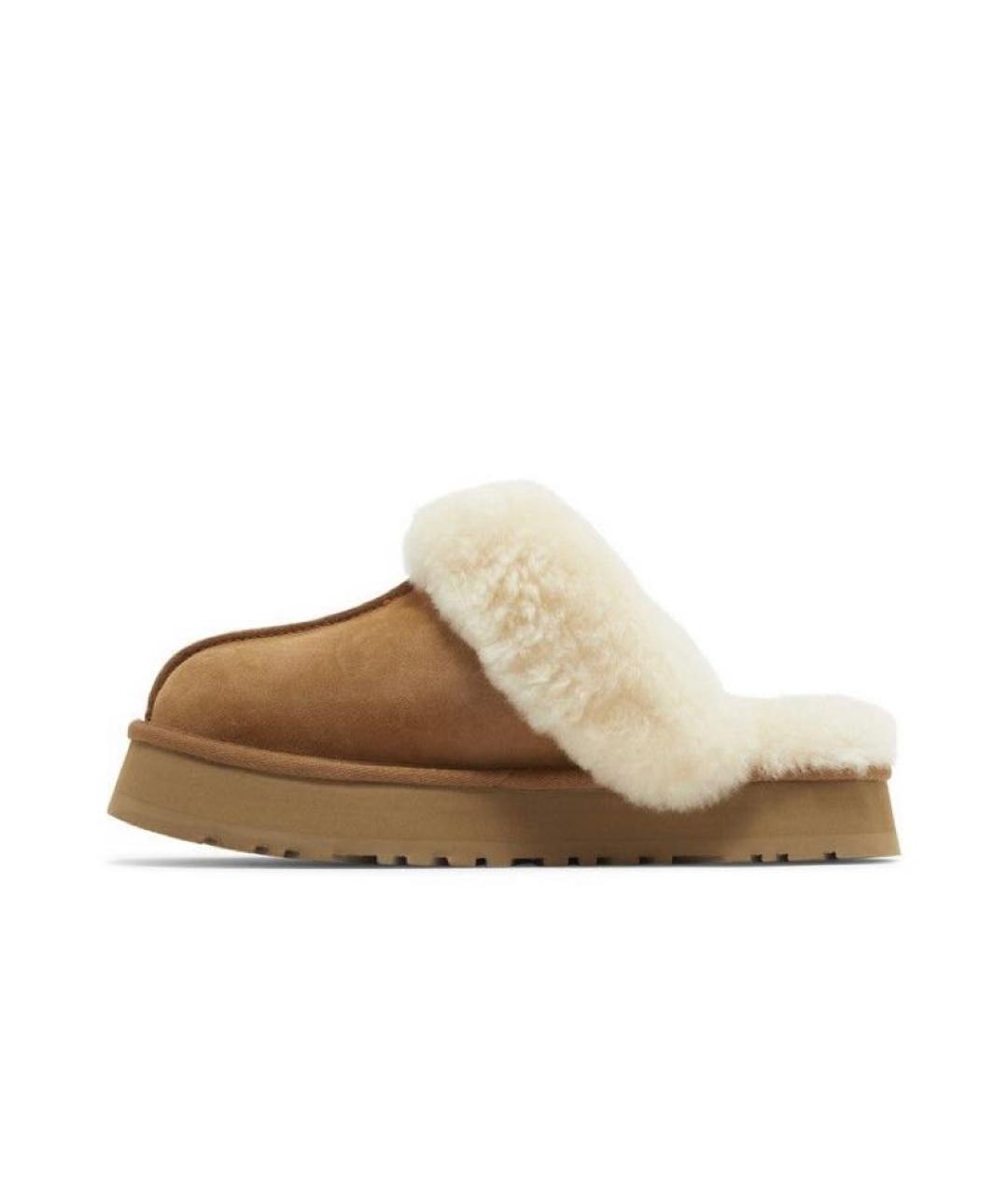 UGG AUSTRALIA Коричневые замшевые ботинки, фото 3