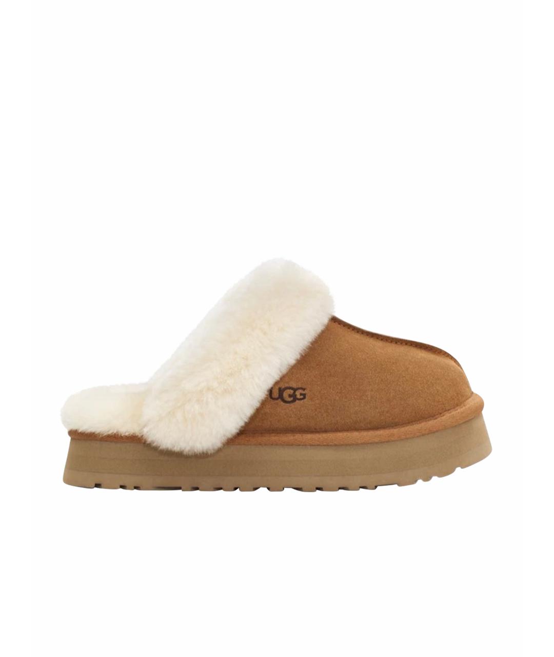 UGG AUSTRALIA Коричневые замшевые ботинки, фото 1