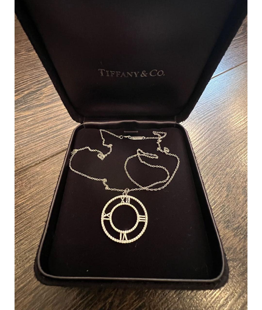 TIFFANY&CO Белая подвеска из белого золота, фото 7