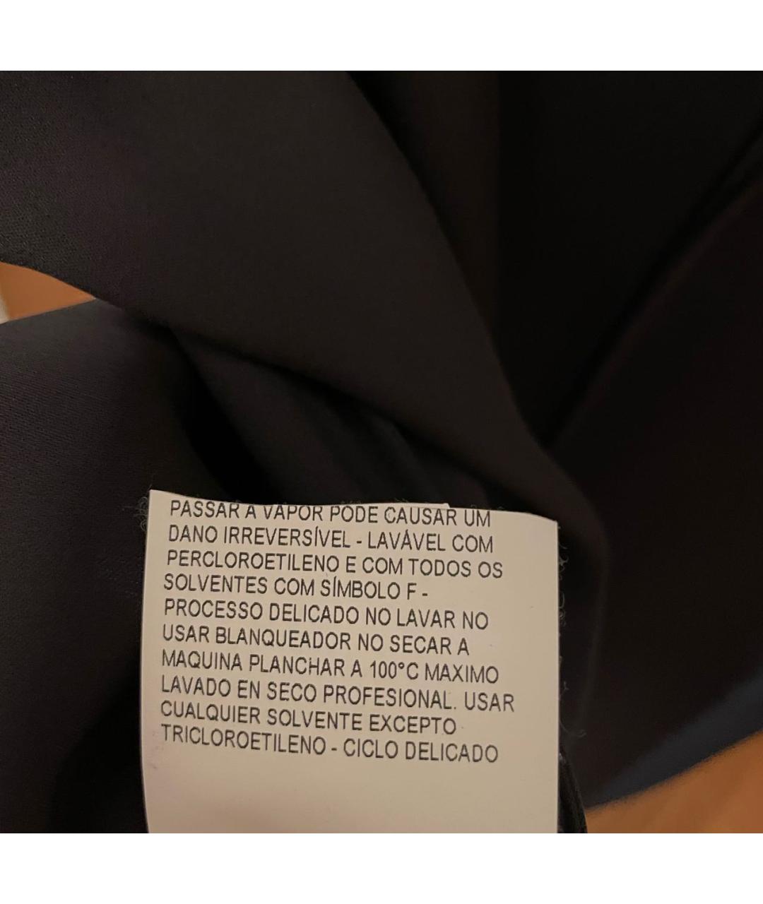 ARMANI COLLEZIONI Черная шелковая блузы, фото 8
