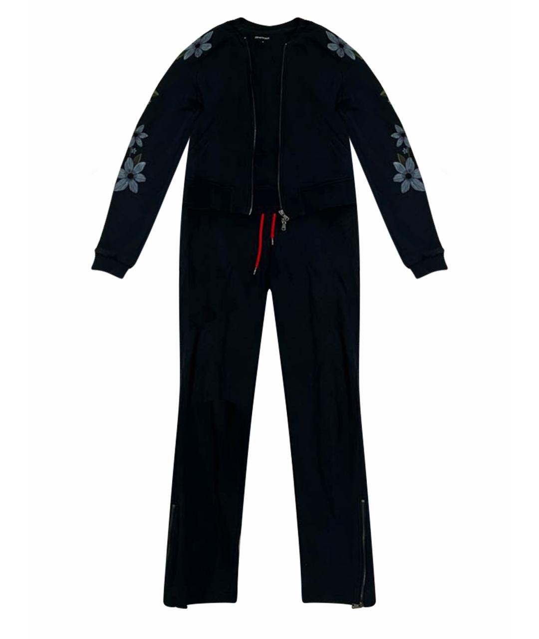 EMPORIO ARMANI Темно-синий хлопковый спортивные костюмы, фото 1