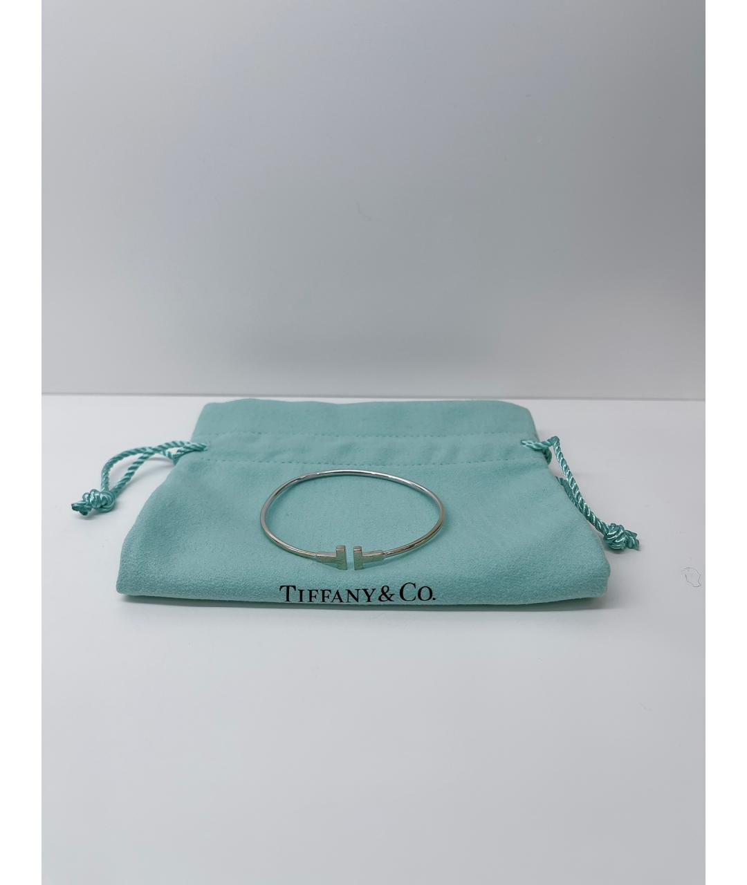 TIFFANY&CO Серебрянный браслет из белого золота, фото 2