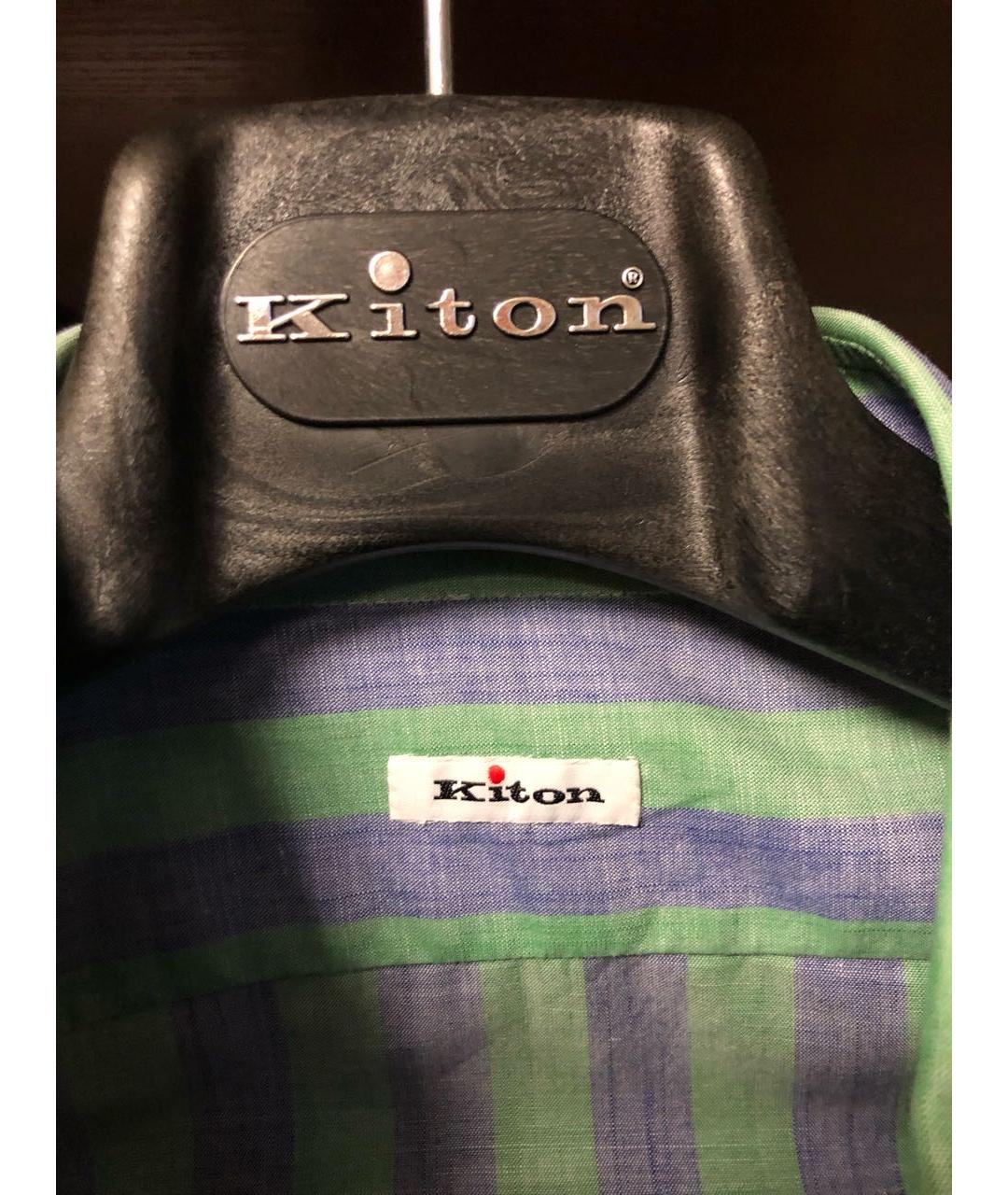KITON Мульти хлопковая кэжуал рубашка, фото 3