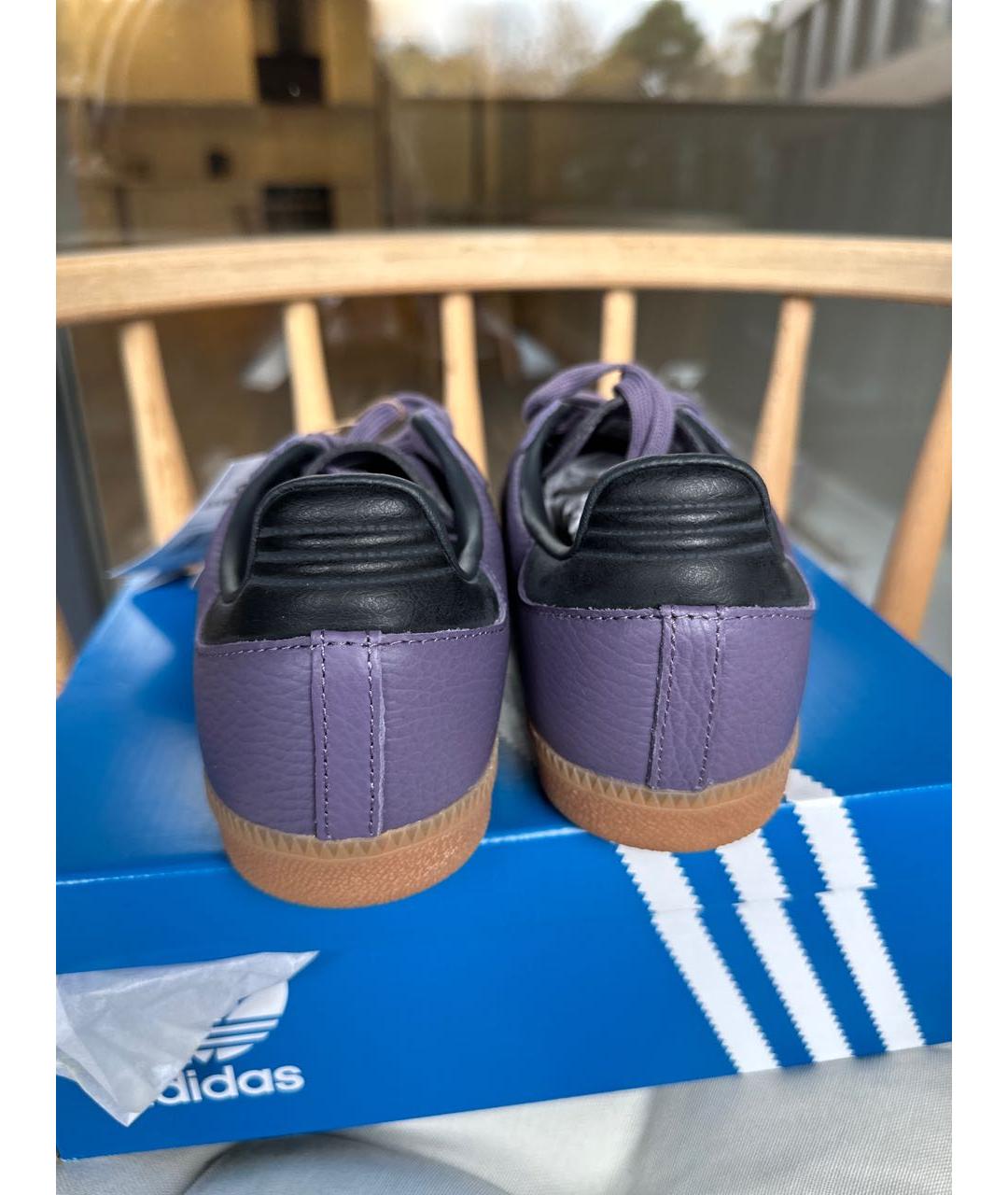 ADIDAS Фиолетовые кеды, фото 4