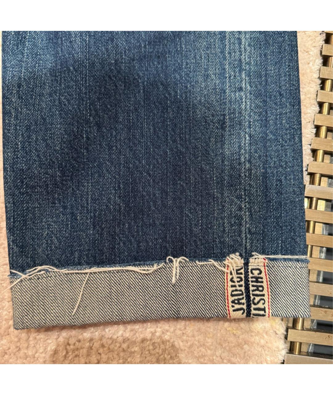 CHRISTIAN DIOR PRE-OWNED Синие прямые джинсы, фото 3