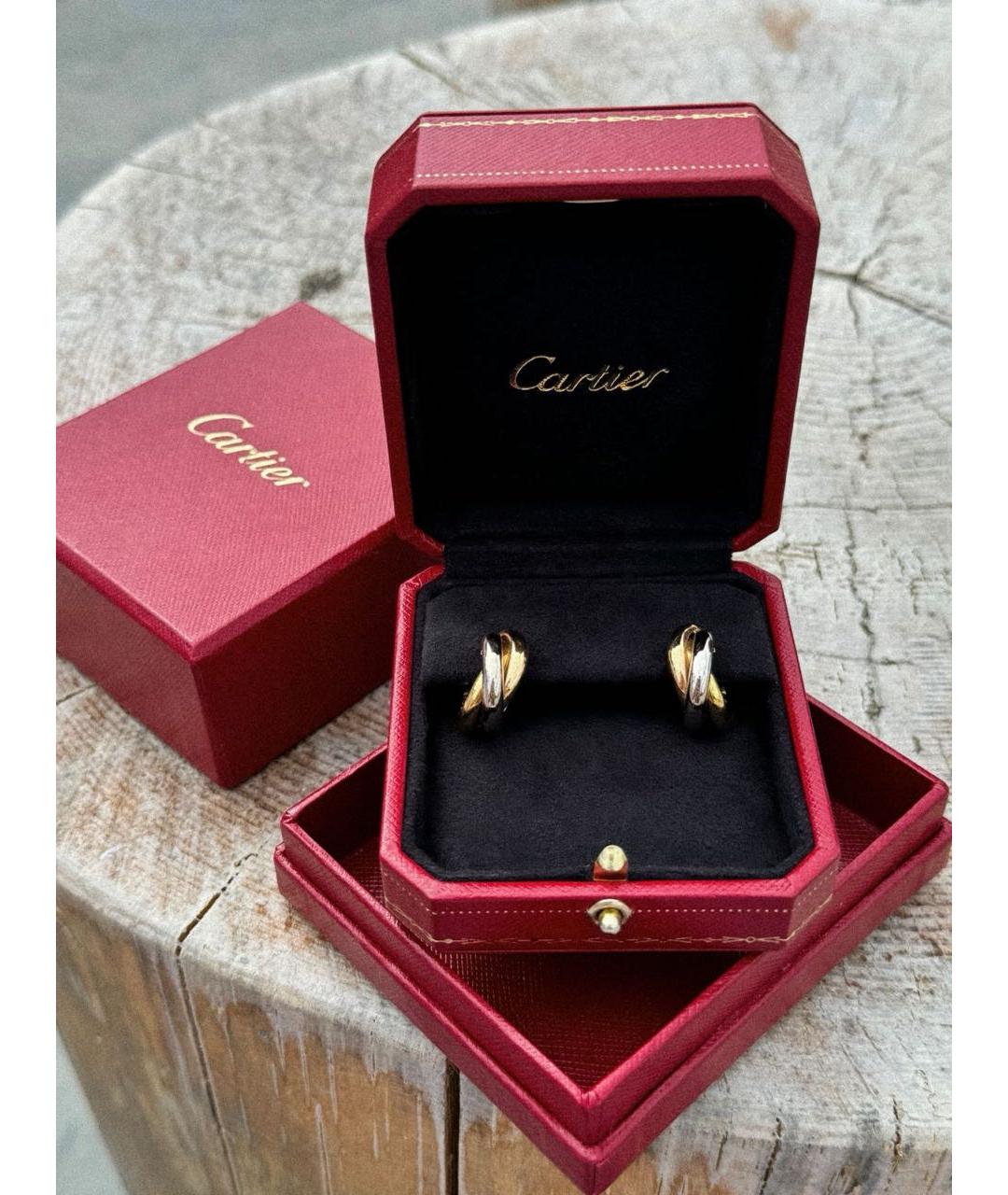 CARTIER Золотые серьги, фото 2