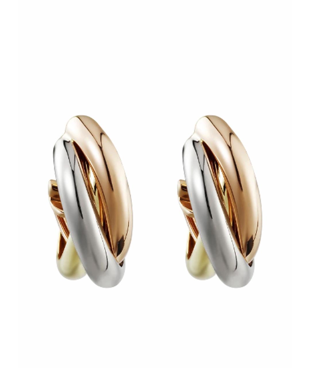 CARTIER Золотые серьги, фото 1