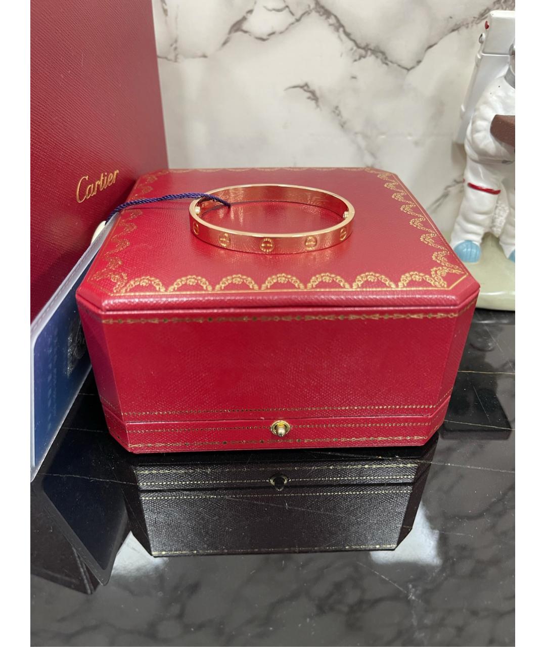 CARTIER Золотой браслет из розового золота, фото 3