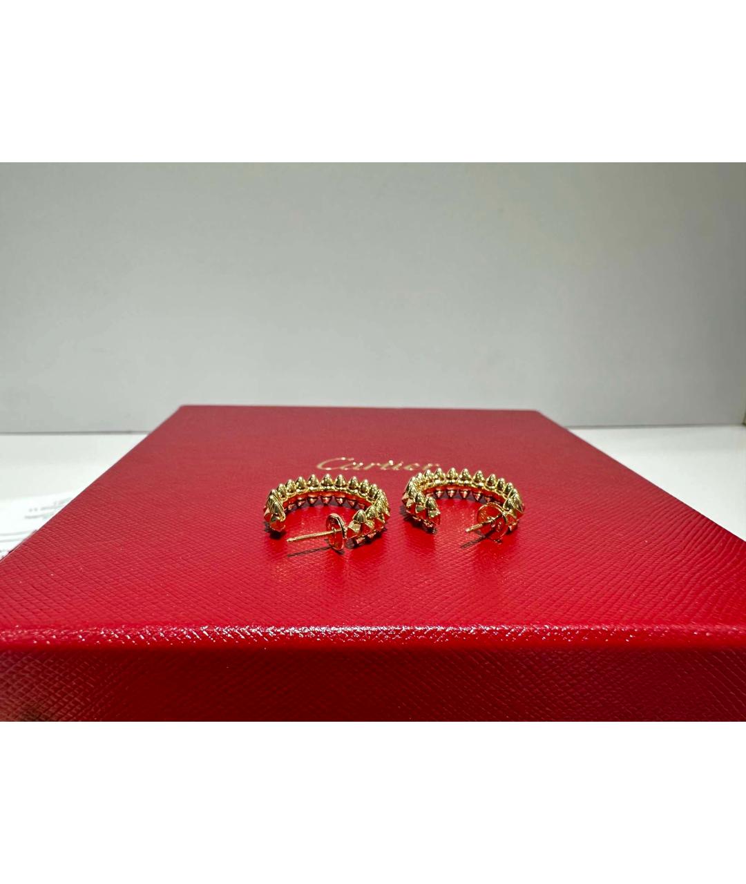CARTIER Золотые серьги из розового золота, фото 4