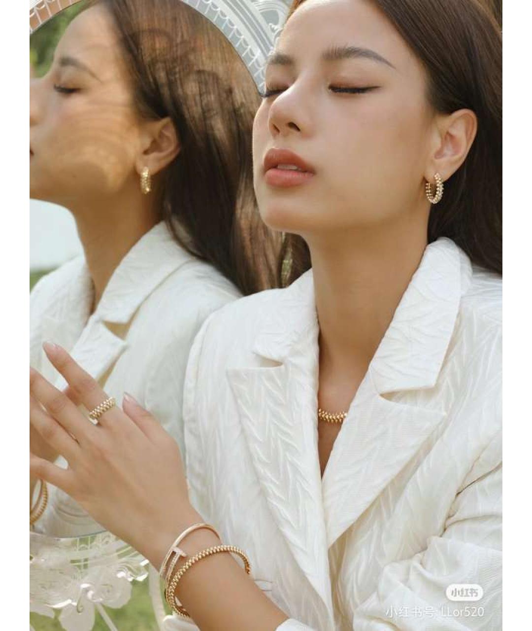 CARTIER Золотые серьги из розового золота, фото 8