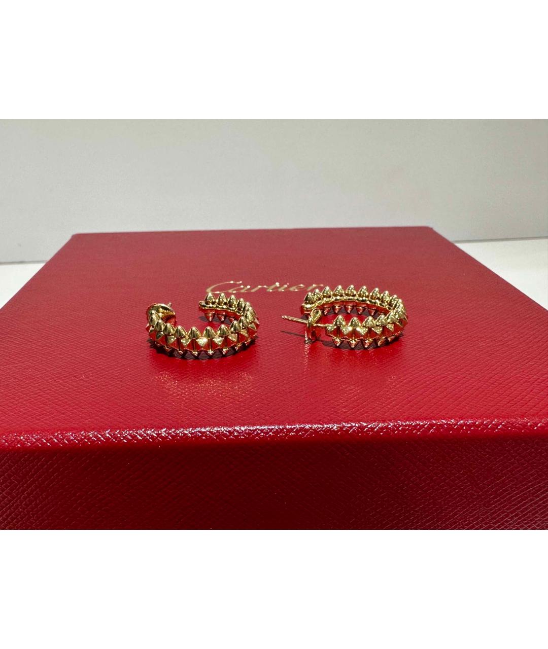 CARTIER Золотые серьги из розового золота, фото 3