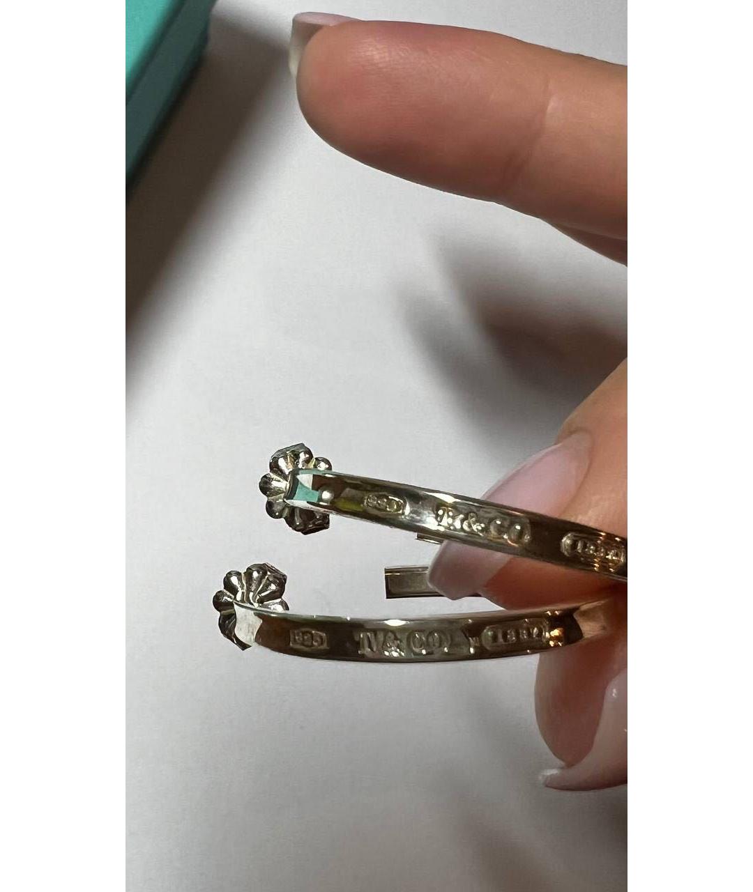 TIFFANY&CO Серебряные серебряные серьги, фото 4
