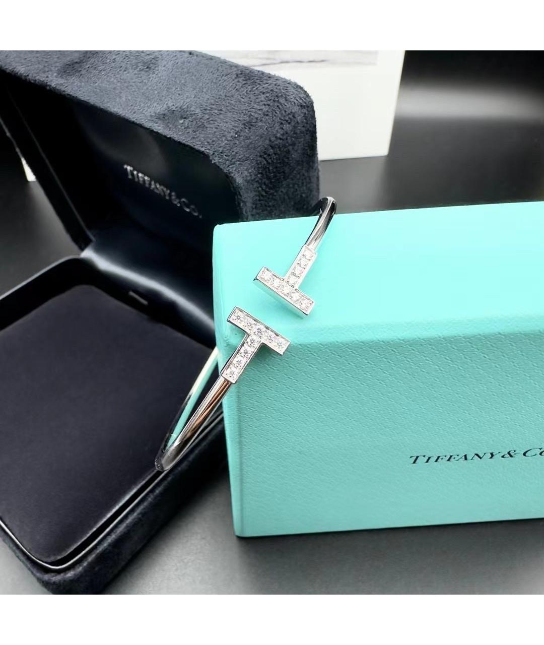 TIFFANY&CO Серебрянный браслет из белого золота, фото 3