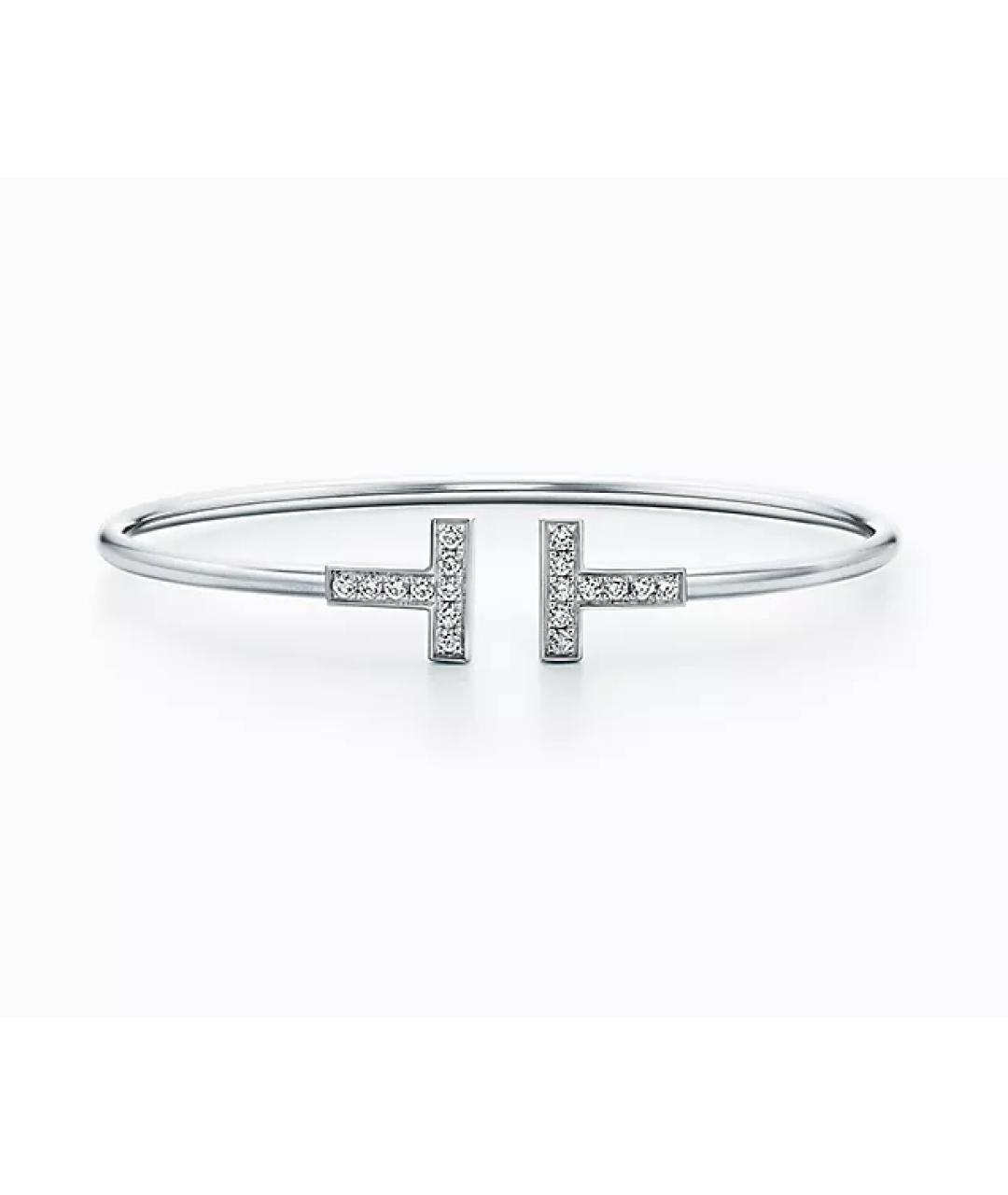 TIFFANY&CO Серебрянный браслет из белого золота, фото 5