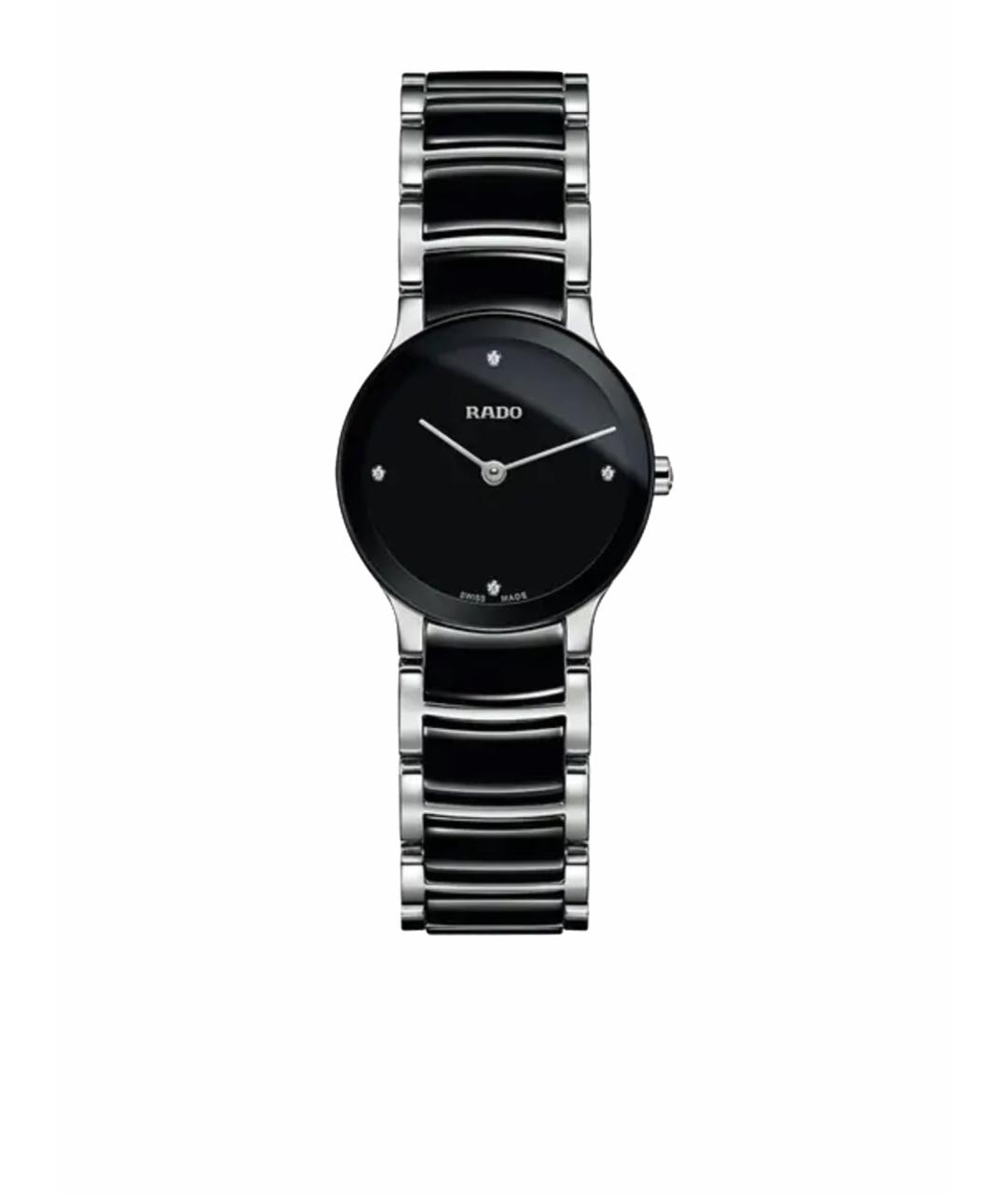 RADO Черные стальные часы, фото 1