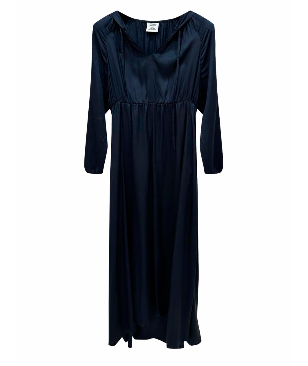 VETEMENTS Черное шелковое платье, фото 1