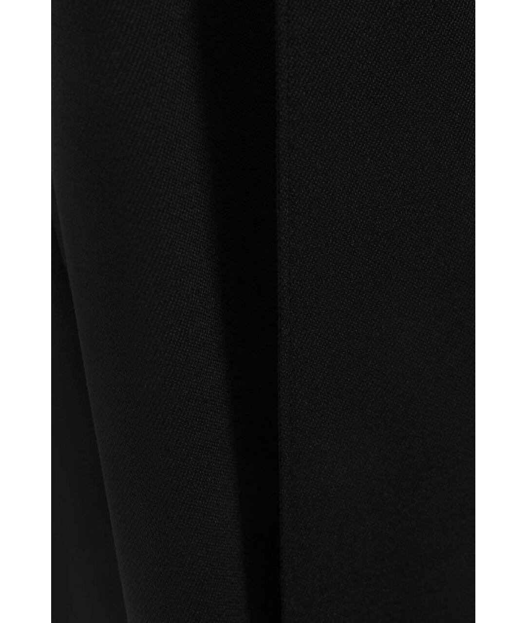 VALENTINO Черные шерстяные прямые брюки, фото 4