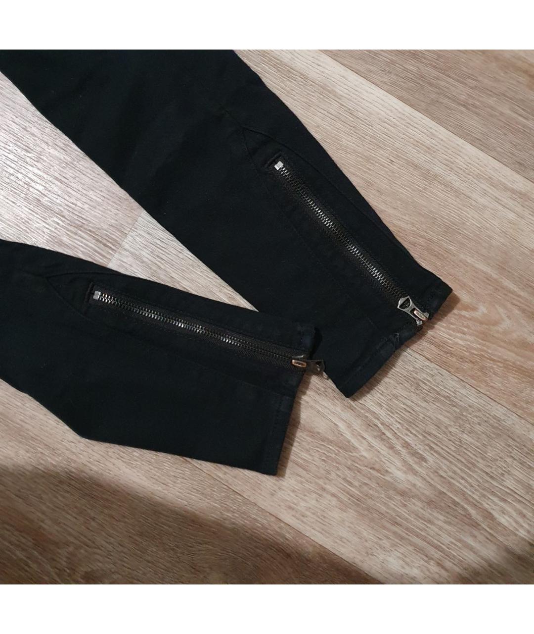 POLO RALPH LAUREN Черные хлопко-полиэстеровые джинсы слим, фото 7