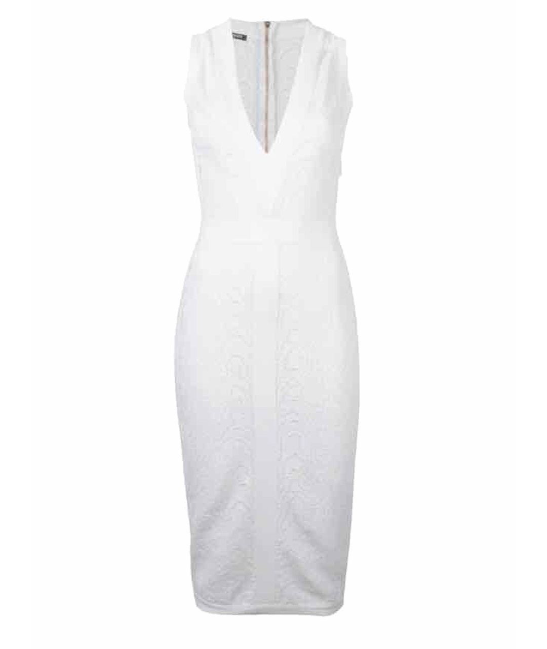BALMAIN Белое вискозное повседневное платье, фото 1