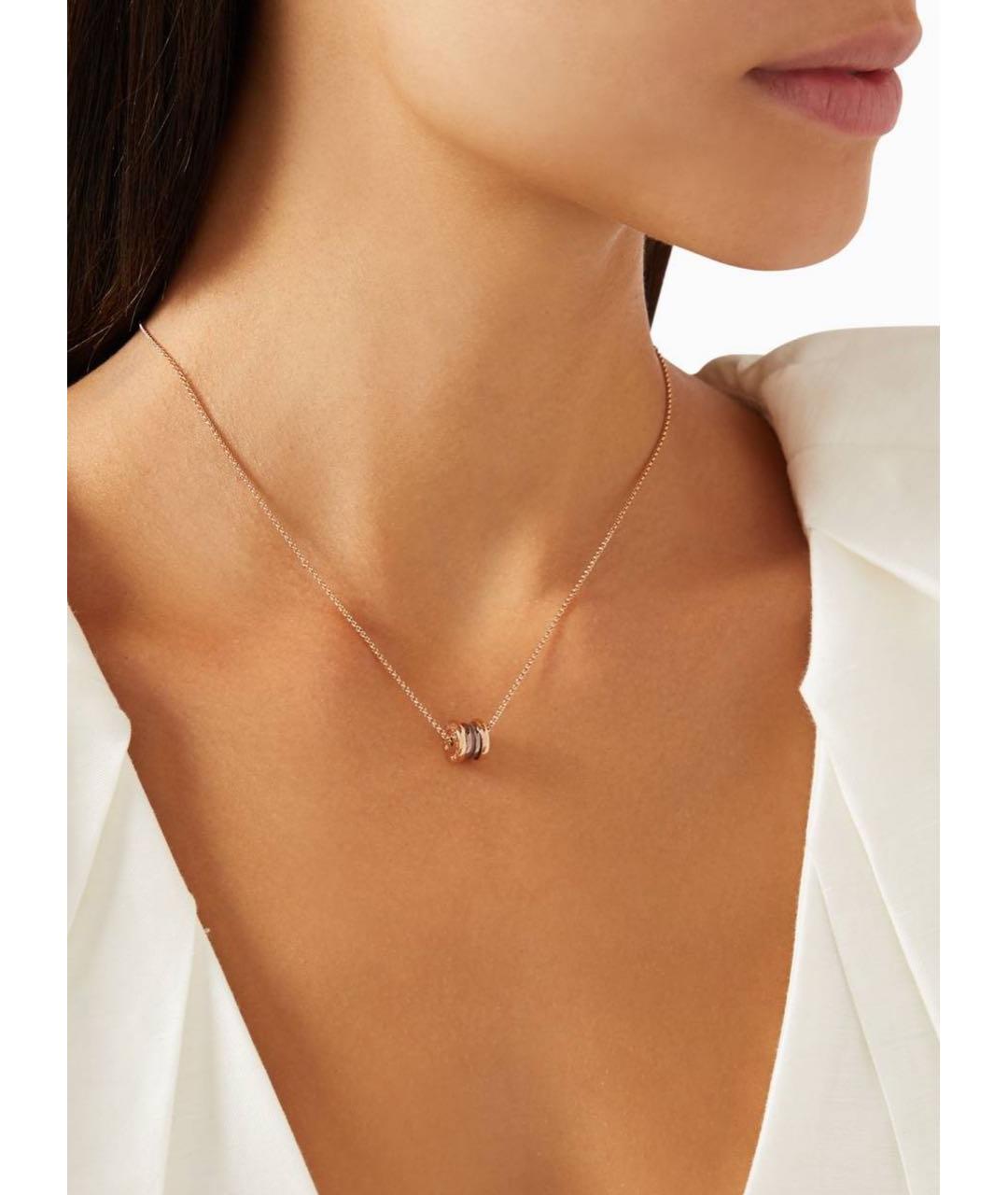 BVLGARI Золотой кулон из розового золота, фото 2