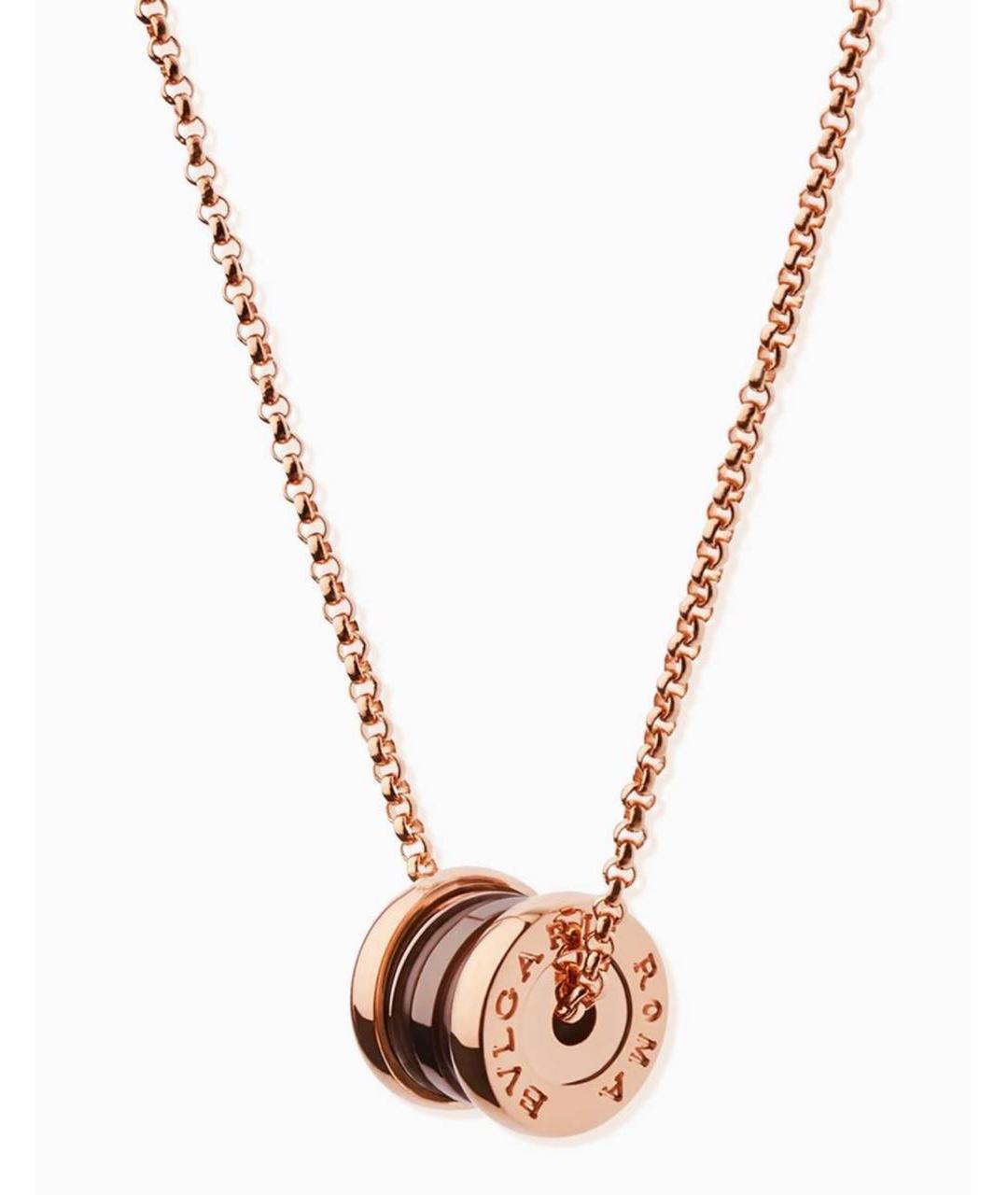 BVLGARI Золотой кулон из розового золота, фото 6