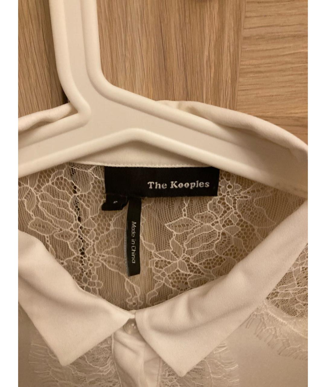 THE KOOPLES Белая полиэстеровая блузы, фото 2