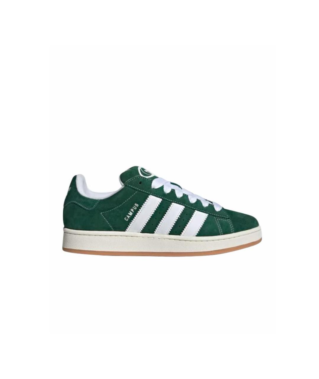 ADIDAS Зеленые кожаные кроссовки, фото 1