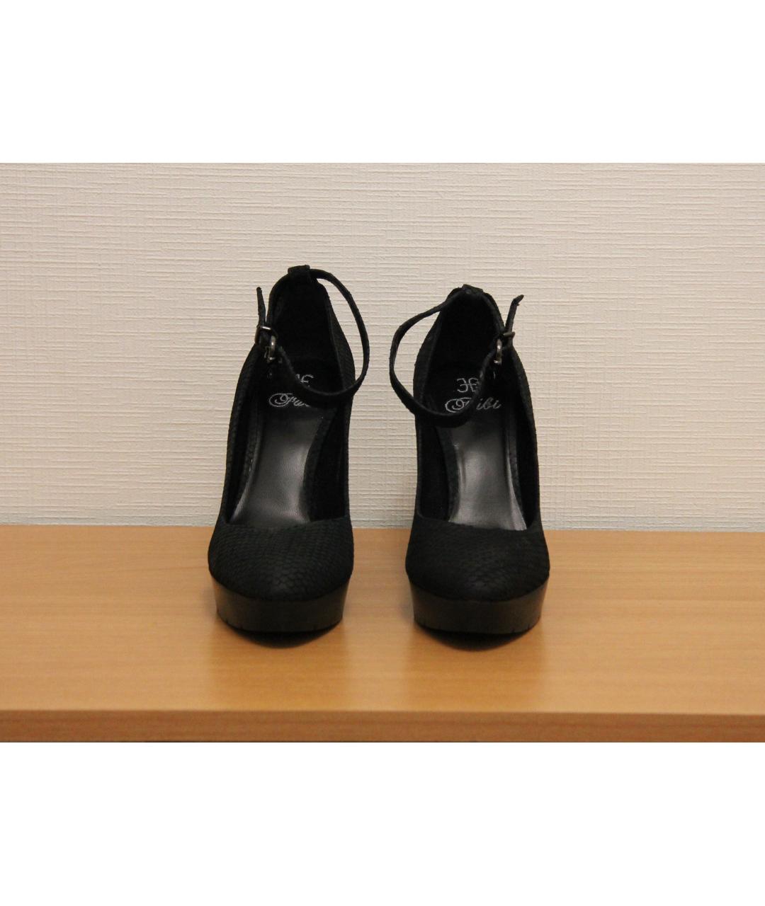FABI Черные кожаные туфли, фото 2
