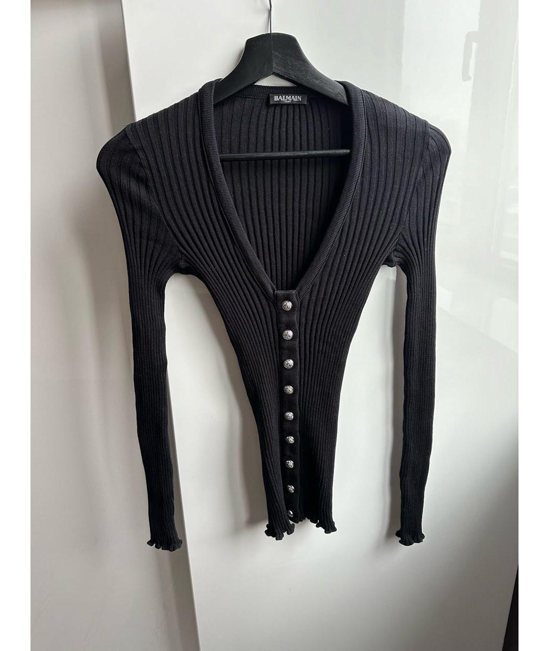 BALMAIN Черный кардиган, фото 8